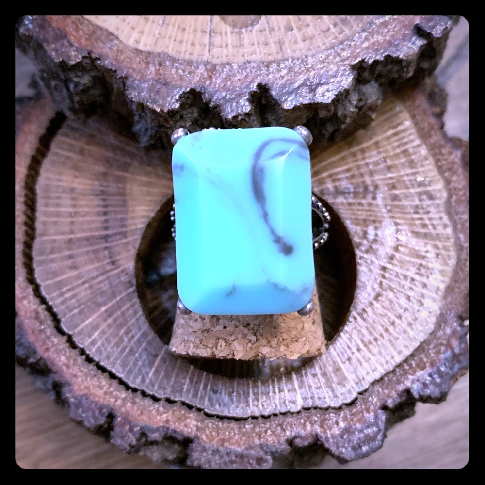 Vintage Turquoise Statement Ring
